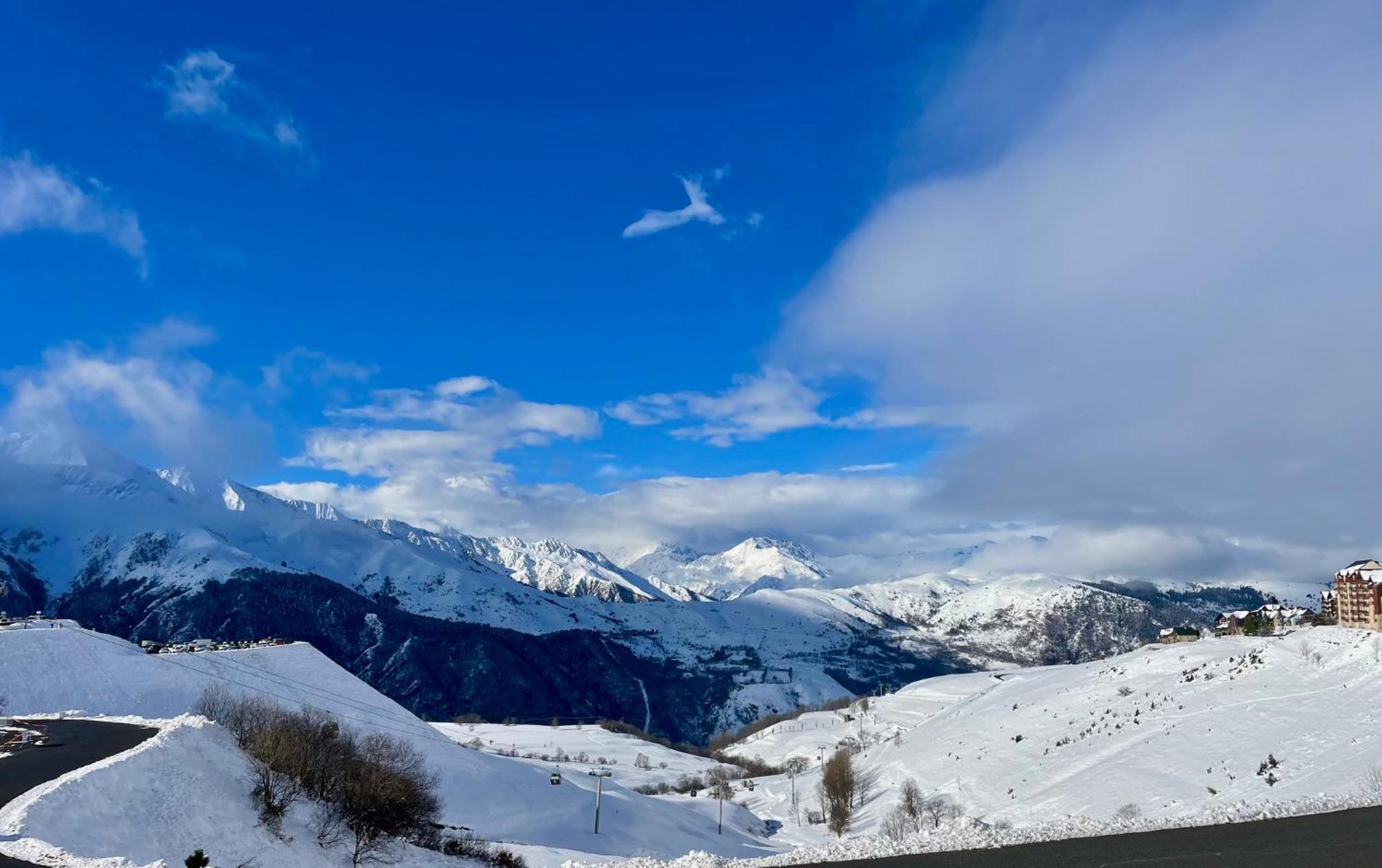 Grand Appartement Peyra'Good Tout Equipe Linge De Lit Et De Toilette Inclus - 8 Couchages - Station Peyragudes - Vue Montagne - 2 Balcons-Terrasses Germ Esterno foto